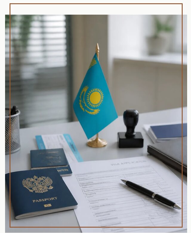 Оформление визы в Казахстан для поездки и работы в Сатке